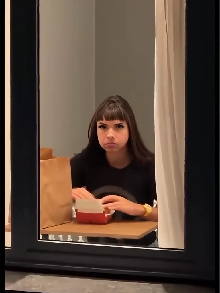 Burger Thru Window window peeper scene